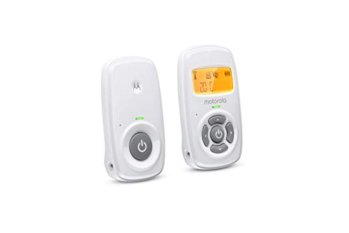 motorola baby mbp24 babyphone audio digitales babyfon mit dect technologie zur audio ueberwachung raumtemperaturanzeige mikrofon mit hoher empfindlichkeit und zweiwege sprechfunktion weiss 0 1