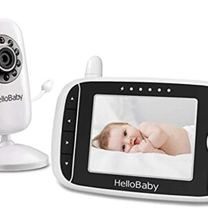 video babyphone mit kamera und audio halten babys kinderzimmer mit nachtsichtruecksprache funktionraumtemperaturschlaflieder960ft2926 meter reichweite und lange lebensdauer der batterie 0